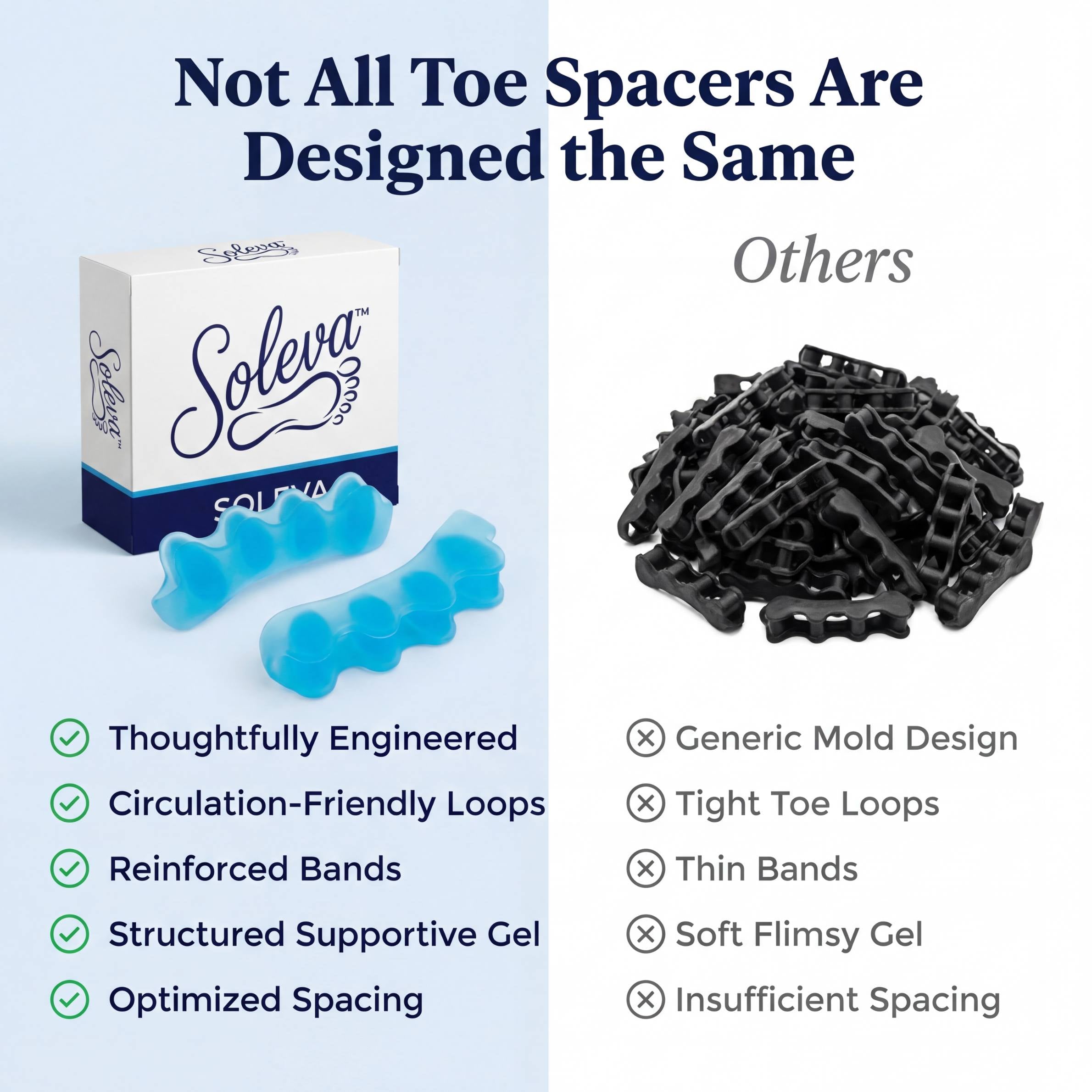 Soft Gel Toe Spacers